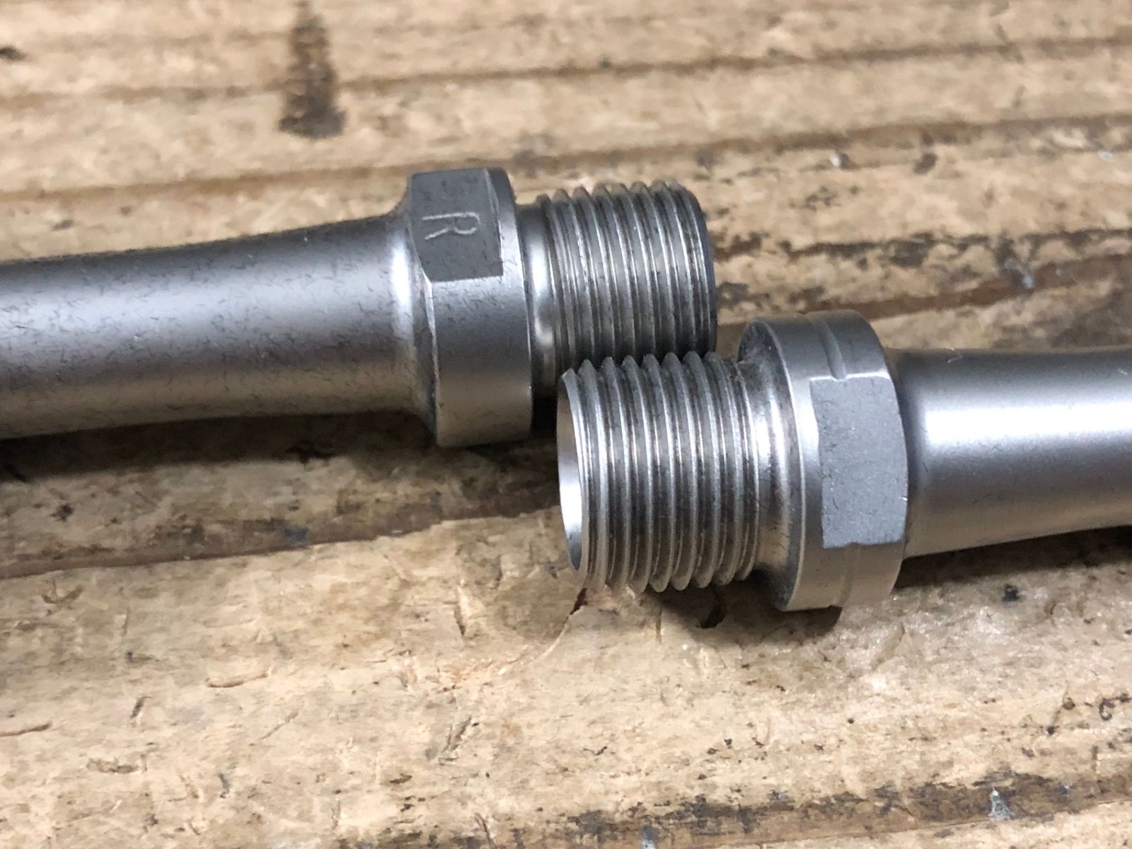 新品未使用SPEEDPLAY ステンレスシャフトビンディングペダル 一部ネジ