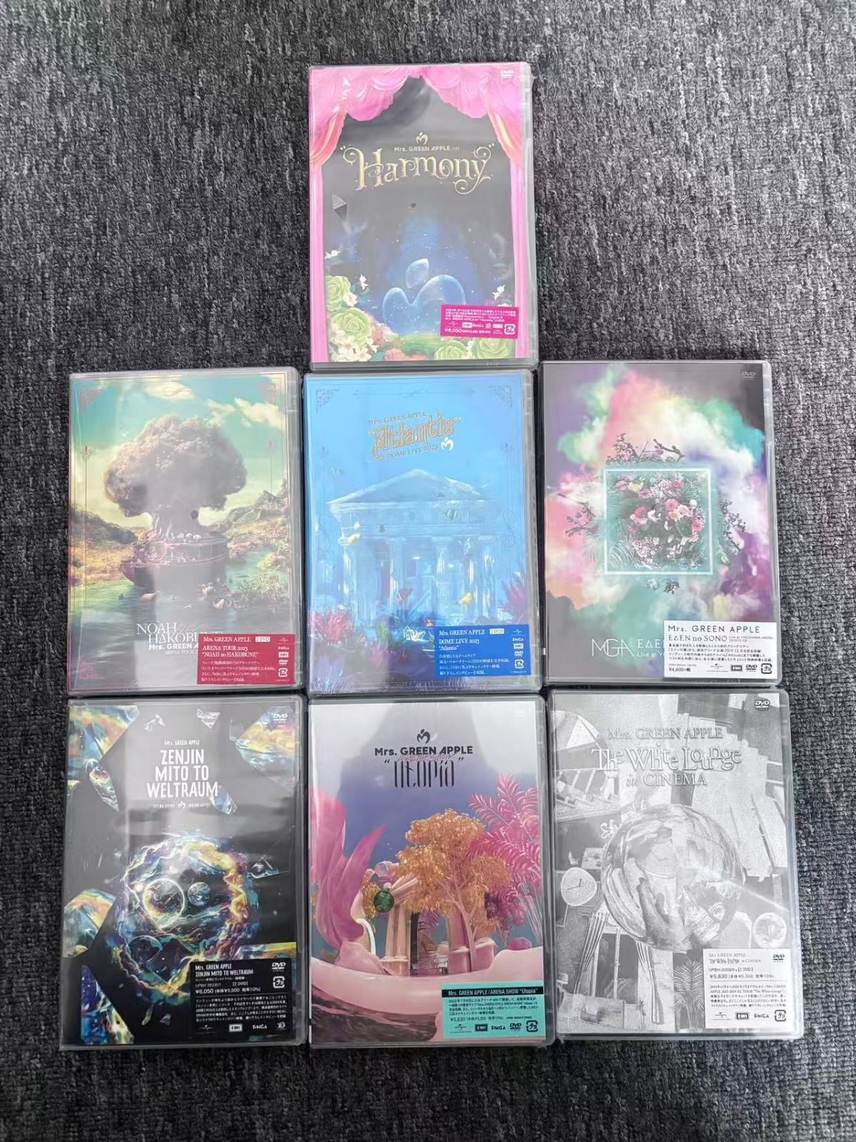 限定】Mrs.GREEN APPLE 通常盤 DVD 7本セット - メルカリ