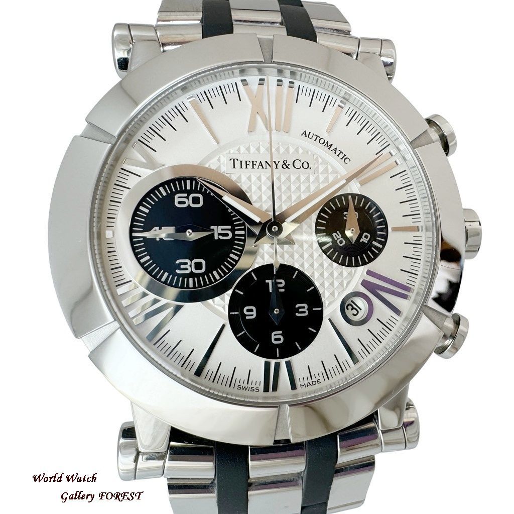 Tiffany＆Co ティファニー☆アトラス ジェント 】クロノグラフ 中古