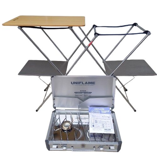 おまけ付き！未使用ユニフレームUS-2000＋コールマンスタンドセット