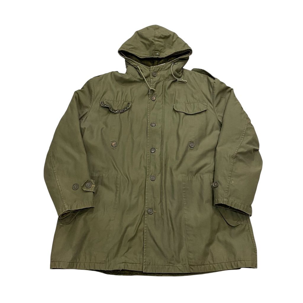 美品☆ドイツ軍 フィールドパーカーコート1985年製 ビンテージ ボア