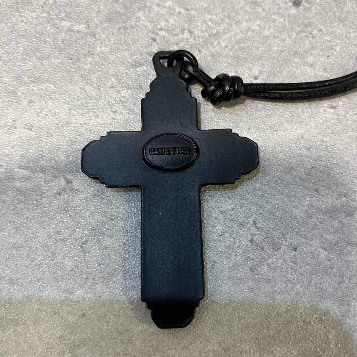 ☆1点物☆ジャンポールゴルチエ☆フリンジクロスゴシックネックレス