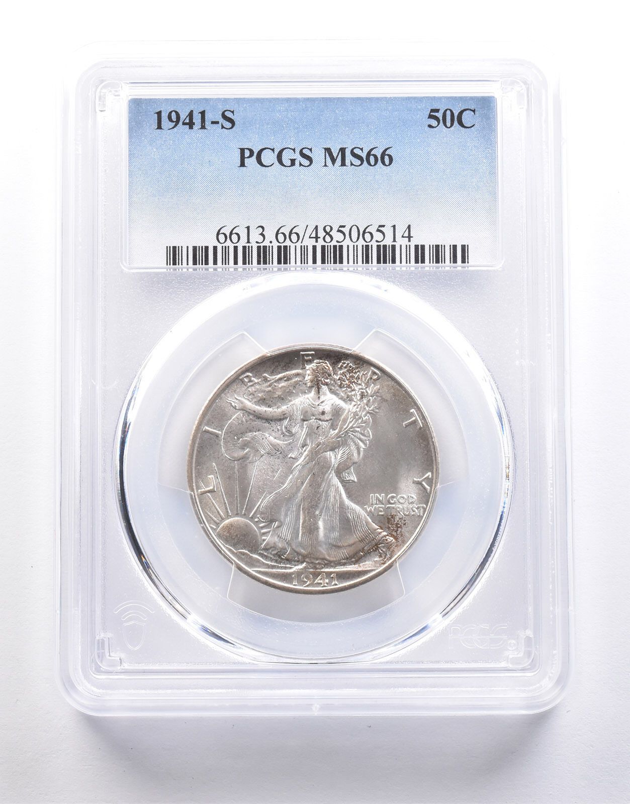 1941-S ウォーキング・リバティ・ハーフダラー MS66 PCGS *6680 - メルカリ