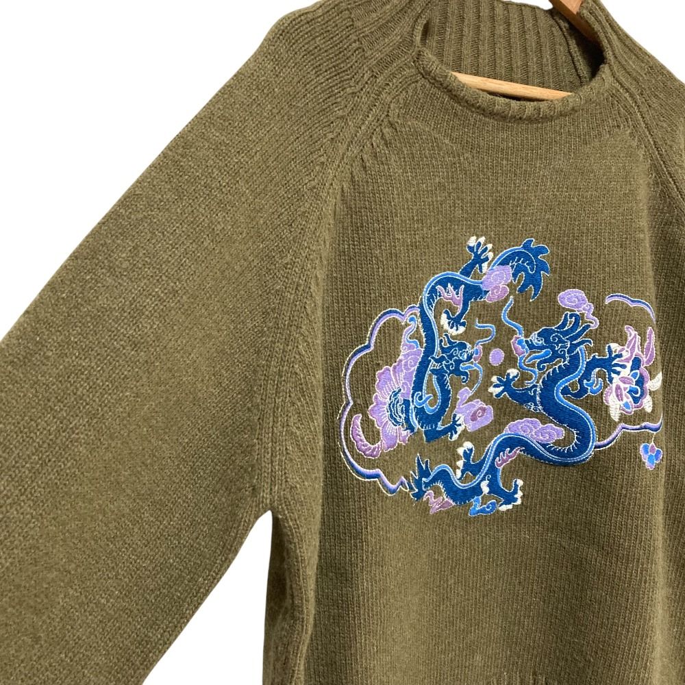 良品 VIVIENNE TAM ヴィヴィアンタム ドラゴン刺繍 ニット セーター