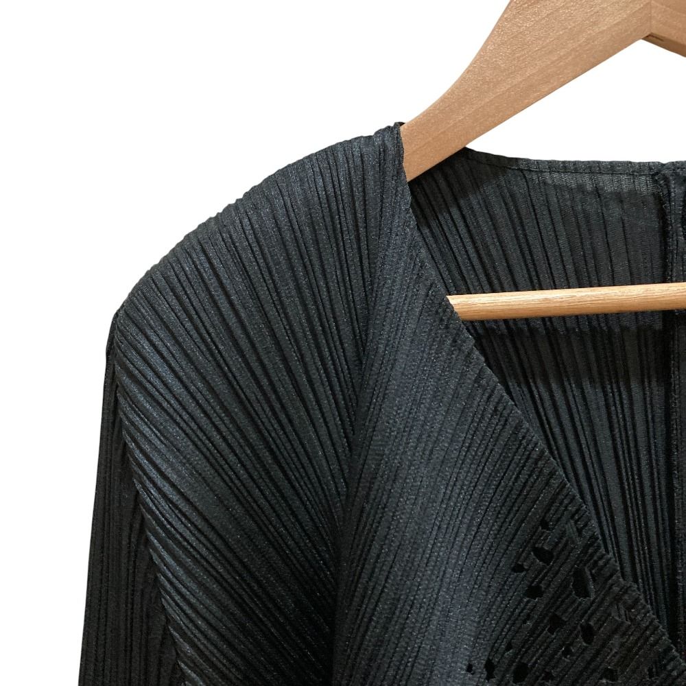 PLEATSPLEASE プリーツボレロ 黒 サイズ5 PLEATSPLEASE プリーツボレロ