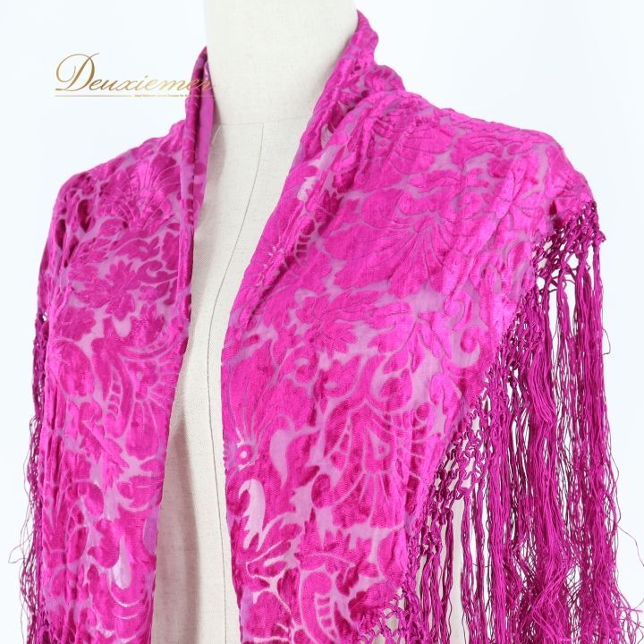 新作☆ピンク系 フラメンコ衣装シージョフリンジ付き 新作＊ピンク