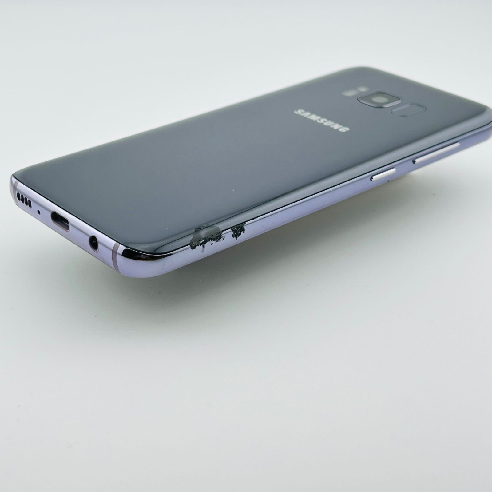 超美品 国内版 SIMフリー Galaxy S8 SCV36 64GB グレー色 サムスン