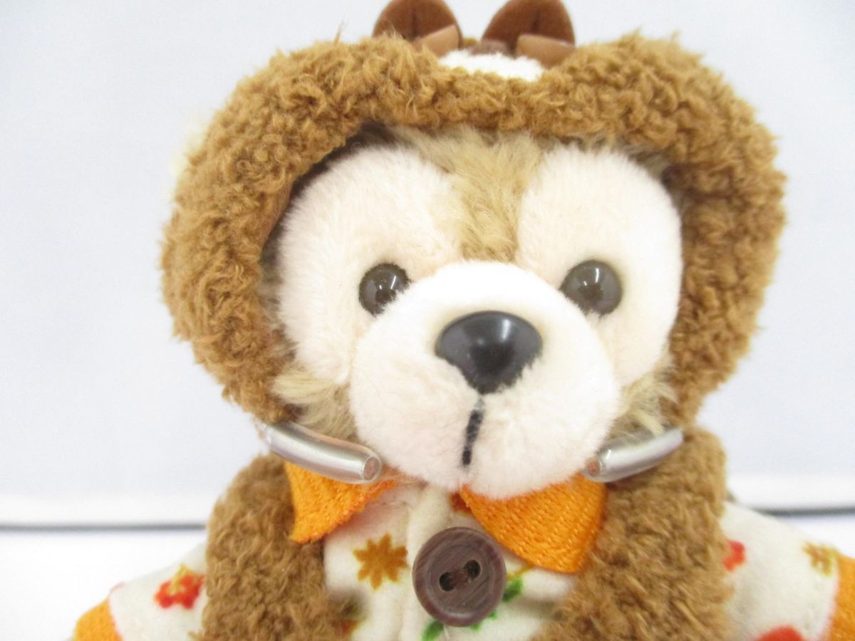 ディズニー ダッフィー ぬいぐるみバッジ 秋のぼうけん ぬいば 中古品
