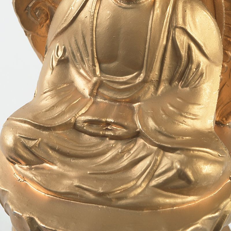 マツ 仏教美術 古銅鍍金 仏頭 仏像 木製台付 D R4397C 仏教美術 古銅