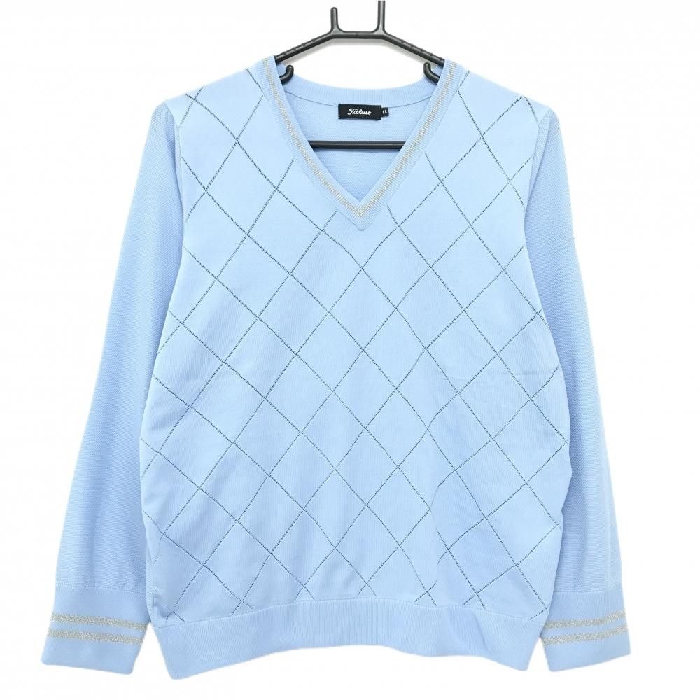 ゴルフタイトリスト 青 ブルー セーター トレーナー Lプロ支給品