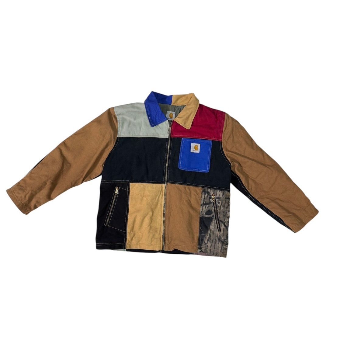 Carhartt カーハート リメイクジャケット マルチカラー ダック地