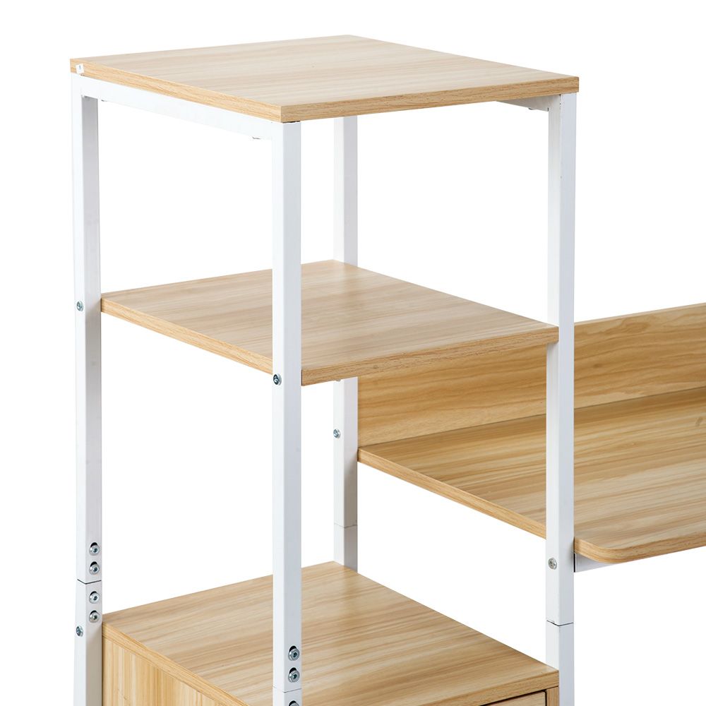 数量限定セール」 【人気商品】【ホワイト】パソコンデスク 引き出し