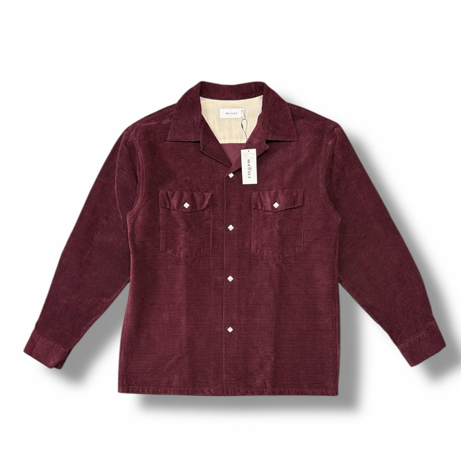 参考上代29480円 未使用 MASSES WESTERN CORDUROY SHIRT コーデュロイ