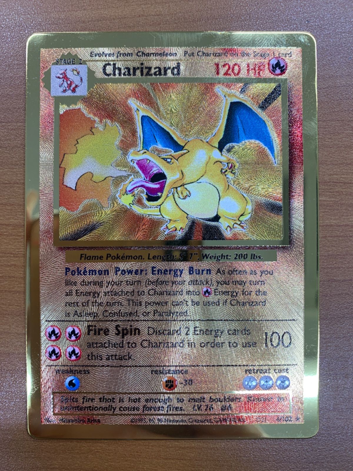 状態B リザードン 金属 メタルカード プロモ PROMO 英語版 海外版 25th