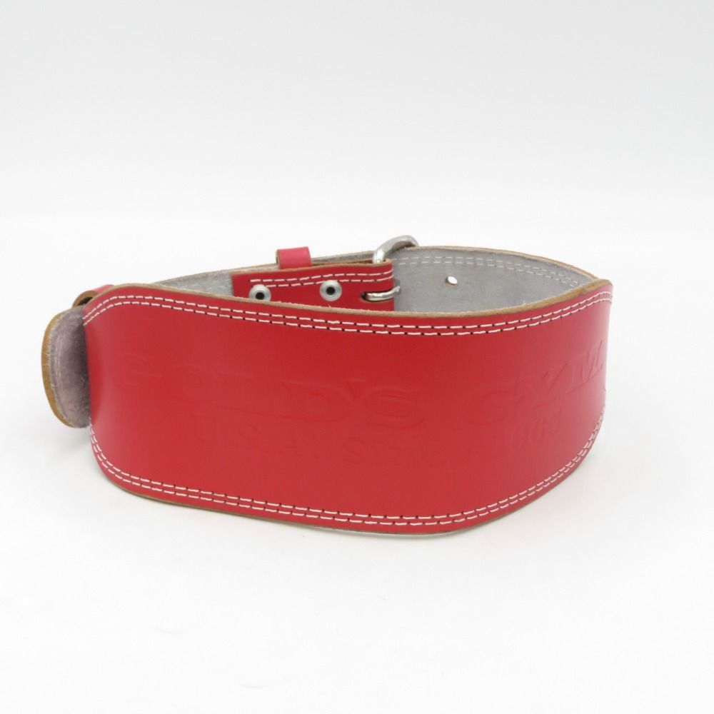 GOLD'S GYM ゴールドジム トレーニング・パワーベルト レッド - メルカリ