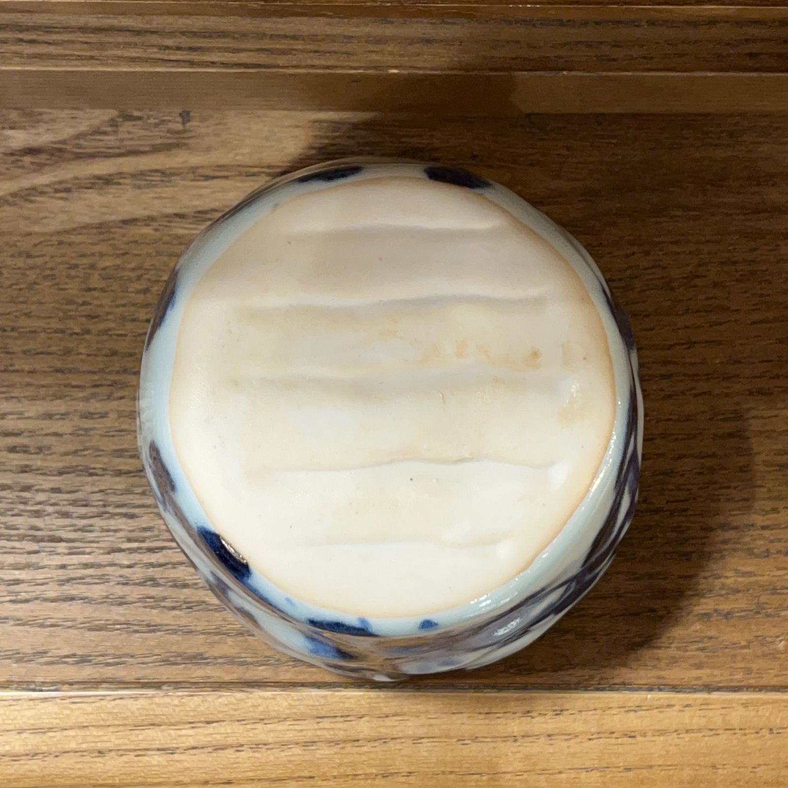 波佐見焼 斉山窯 太田恵 作 染付 蛸唐草文 なぶり鉢 大振 蕎麦猪口