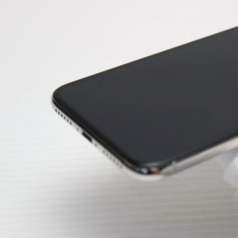 超美品 SIMフリー iPhoneX 64GB シルバー スマホ 即日発送 スマホ