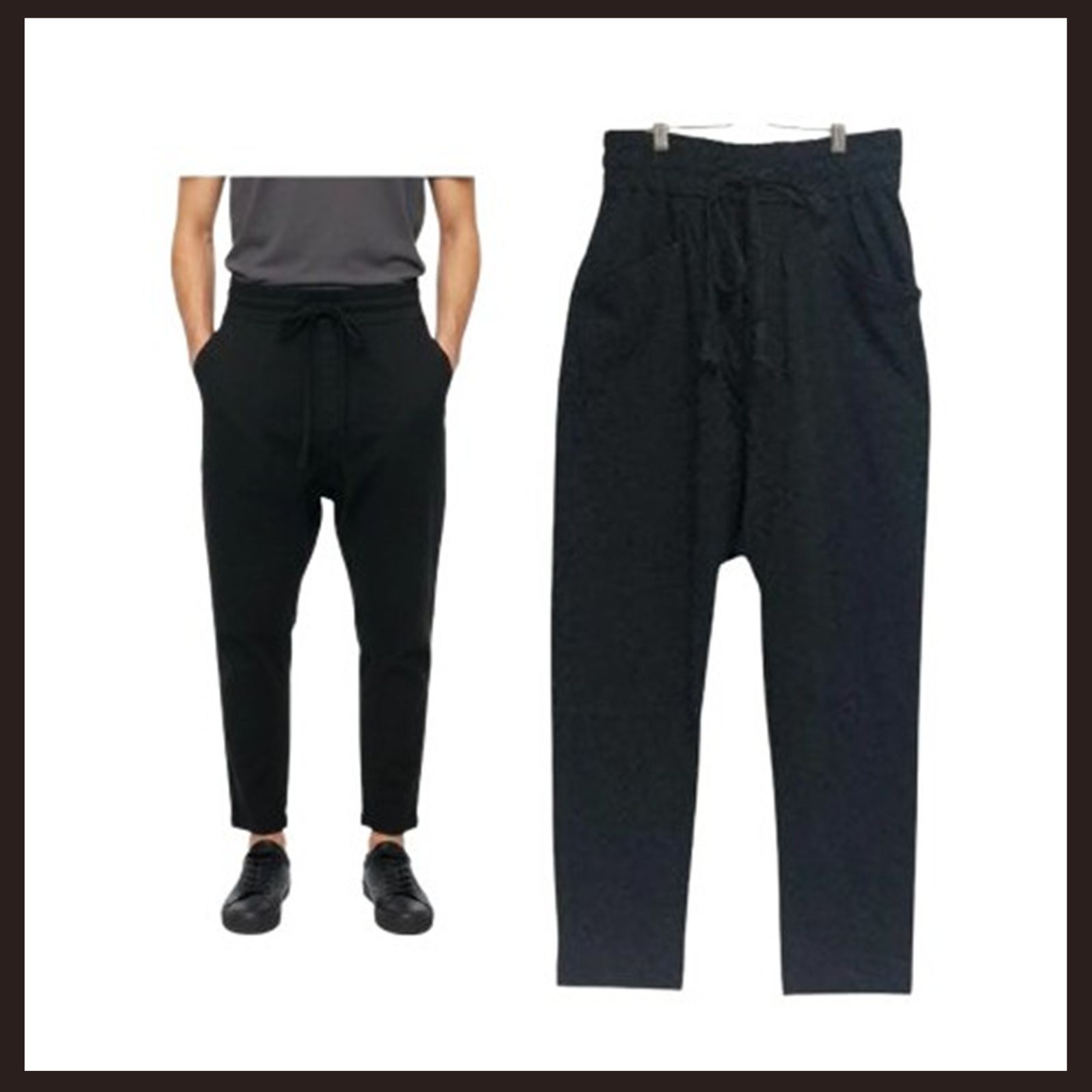 新品未使用 CVTVLIST（カタリスト） サルエルパンツ 2 ブラック - メルカリ