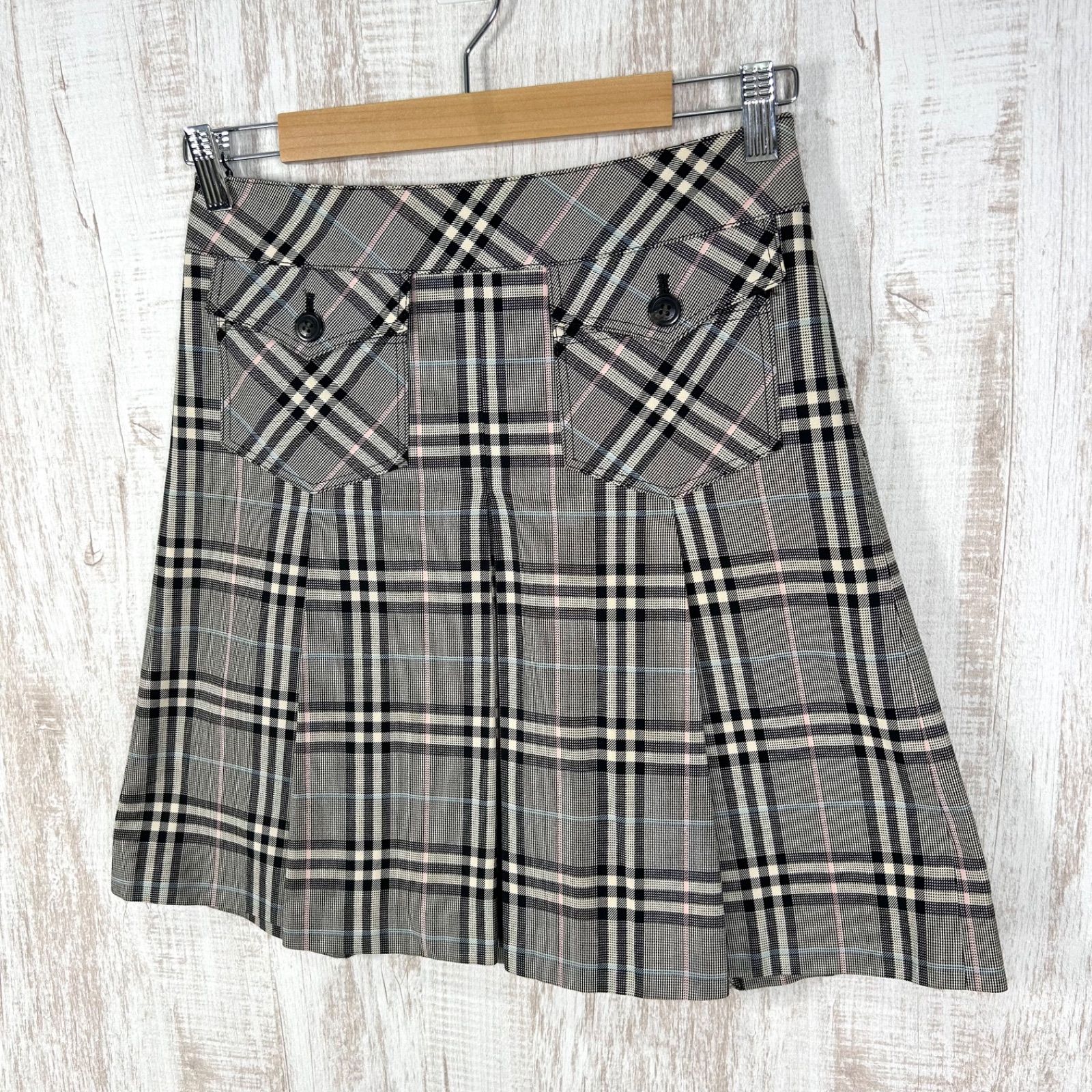 美品 BURBERRY BLUE LABEL バーバリーブルーレーベル チェック