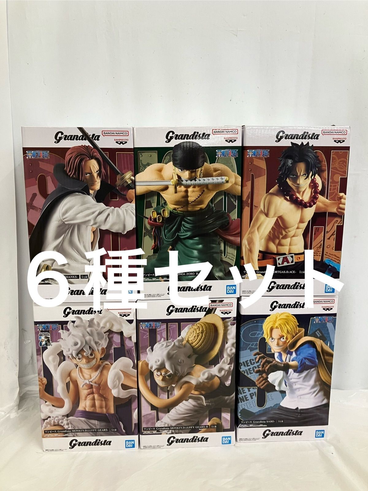 未開封 ONE PIECE ワンピース Grandista フィギュア 6種 LF2684 f099