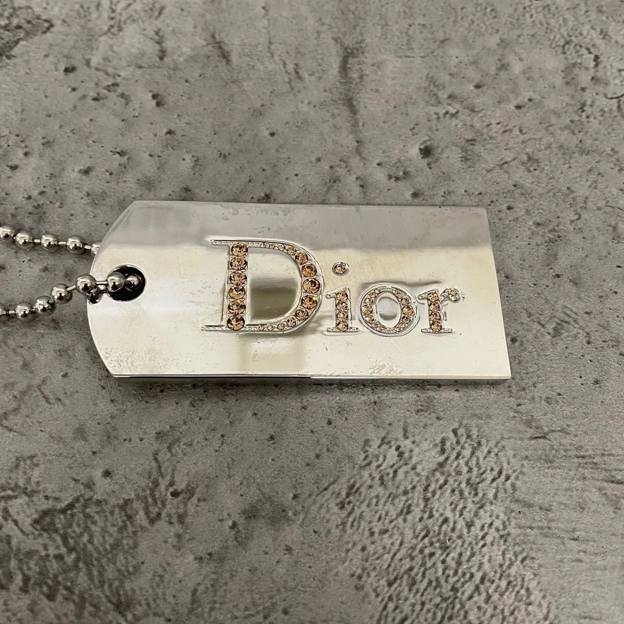 美品 Christian Dior クリスチャンディオール キーホルダー ミラー