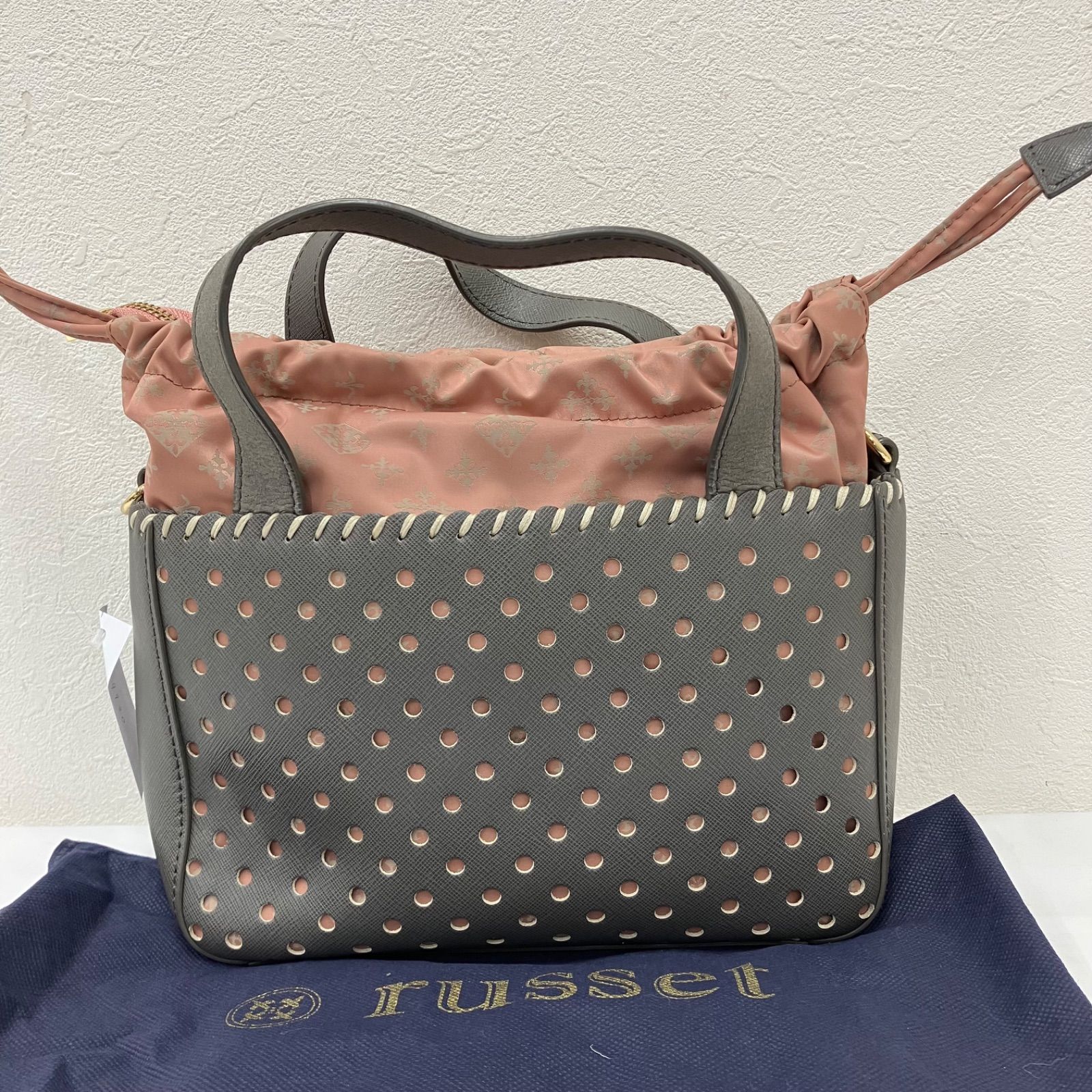 9930 russet ラシット ハンドバッグ ミニトート グレー系 ハンドバッグ