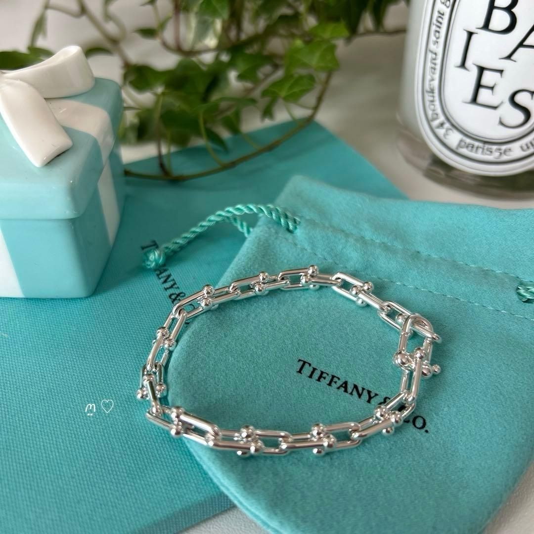 ティファニー ハードウェアスモールリンクブレスレット シルバー 17cm