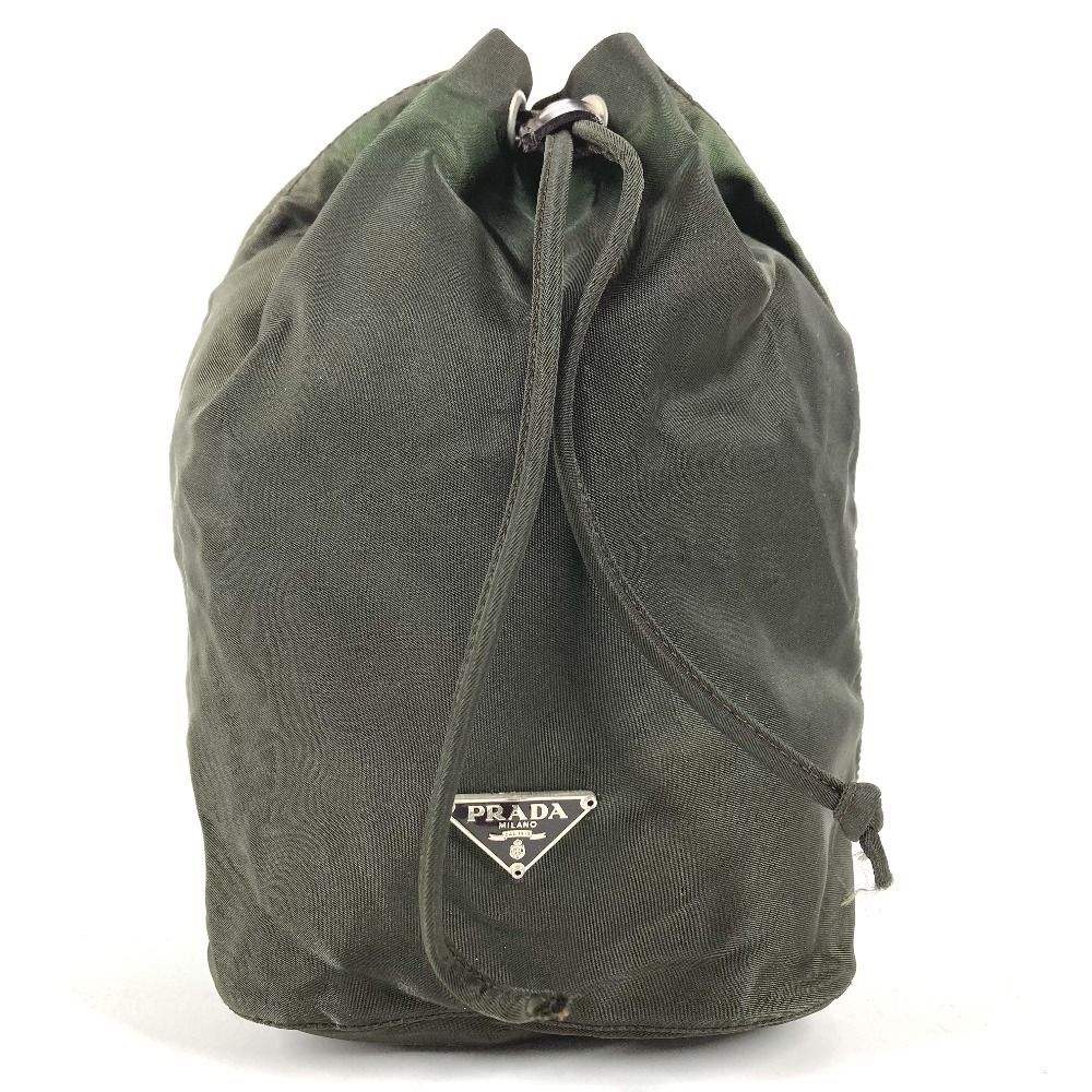 PRADA プラダ ポーチ トライアングルロゴ 三角ロゴ プレート ナイロン