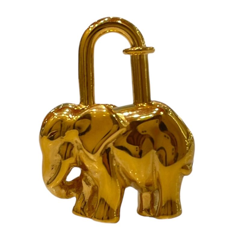 エルメス HERMES エレファントカデナ ゴールド メタル ユニセックス