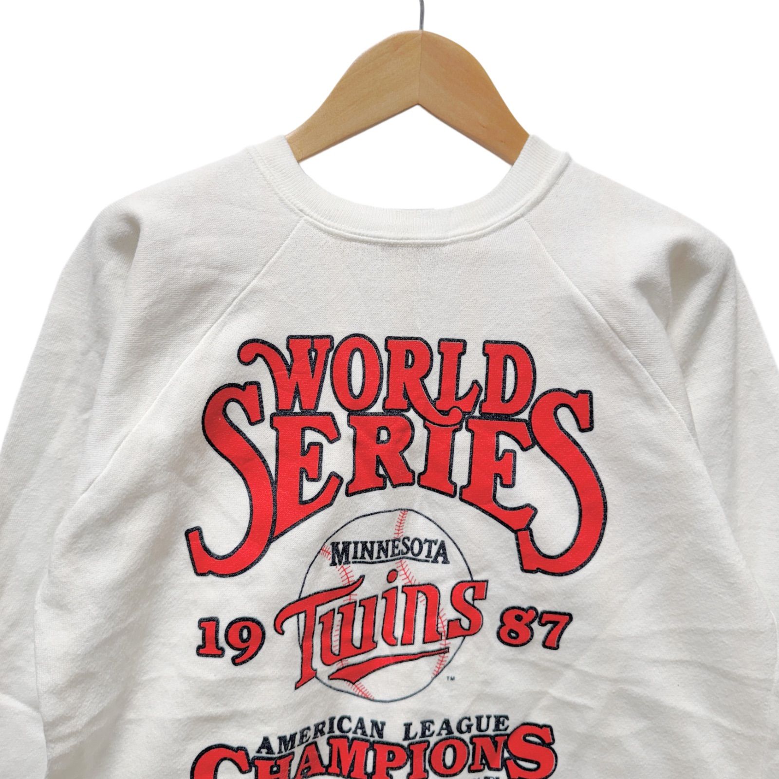 USA製！【Hanes】MLB ツインズ ワールドシリーズチャンピオン 1987