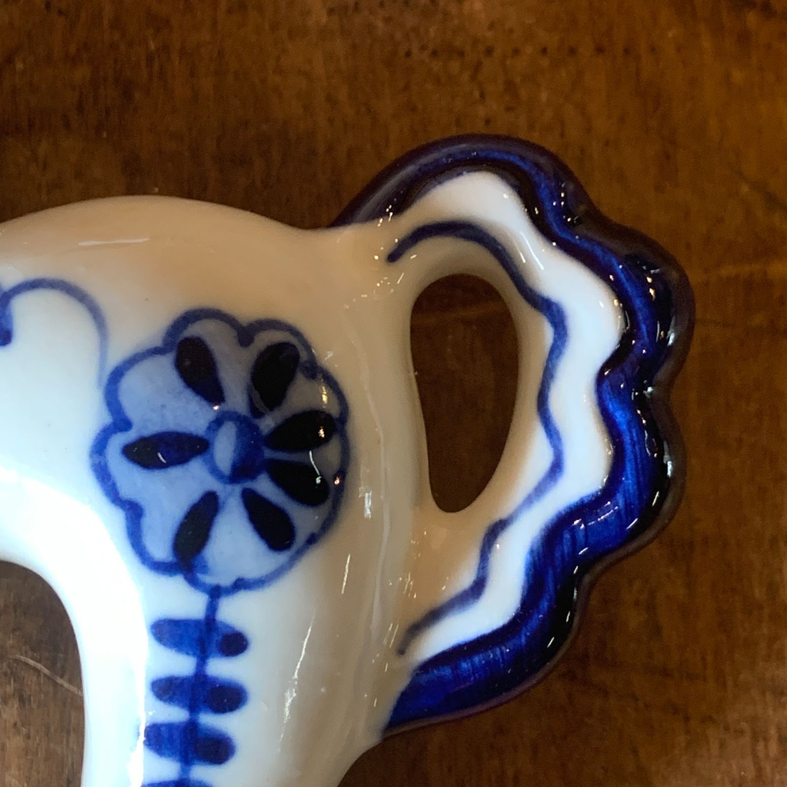 ロシア グジェリ焼 置物 陶器 オブジェ 馬 ホース ソビエト /HM-0088