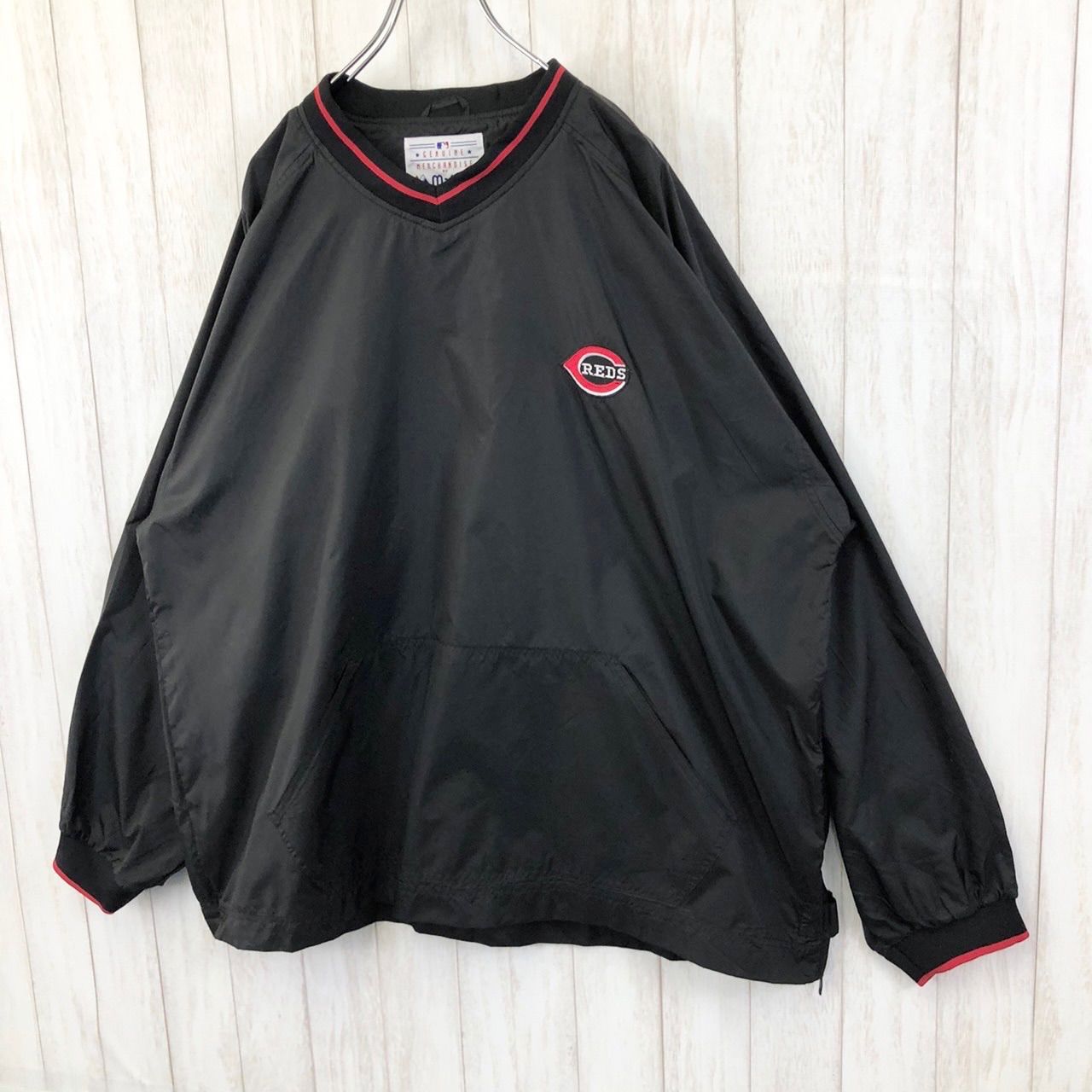 Majestic マジェスティック MLB シンシナティ レッズ REDS 刺繍ロゴ