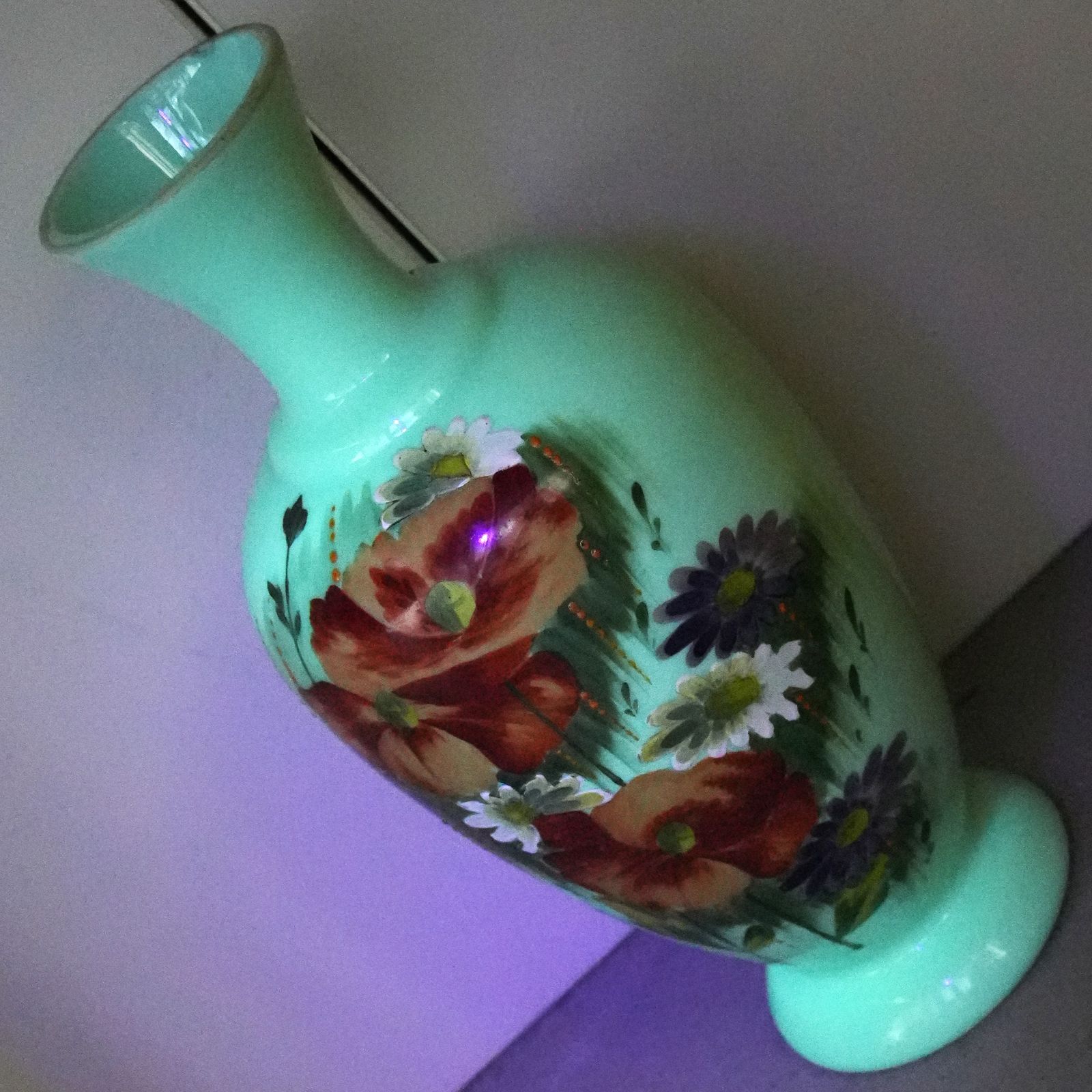 エミールガレ風花瓶 タカオ 36㎝ 東里7-0816① エミールガレ風花瓶