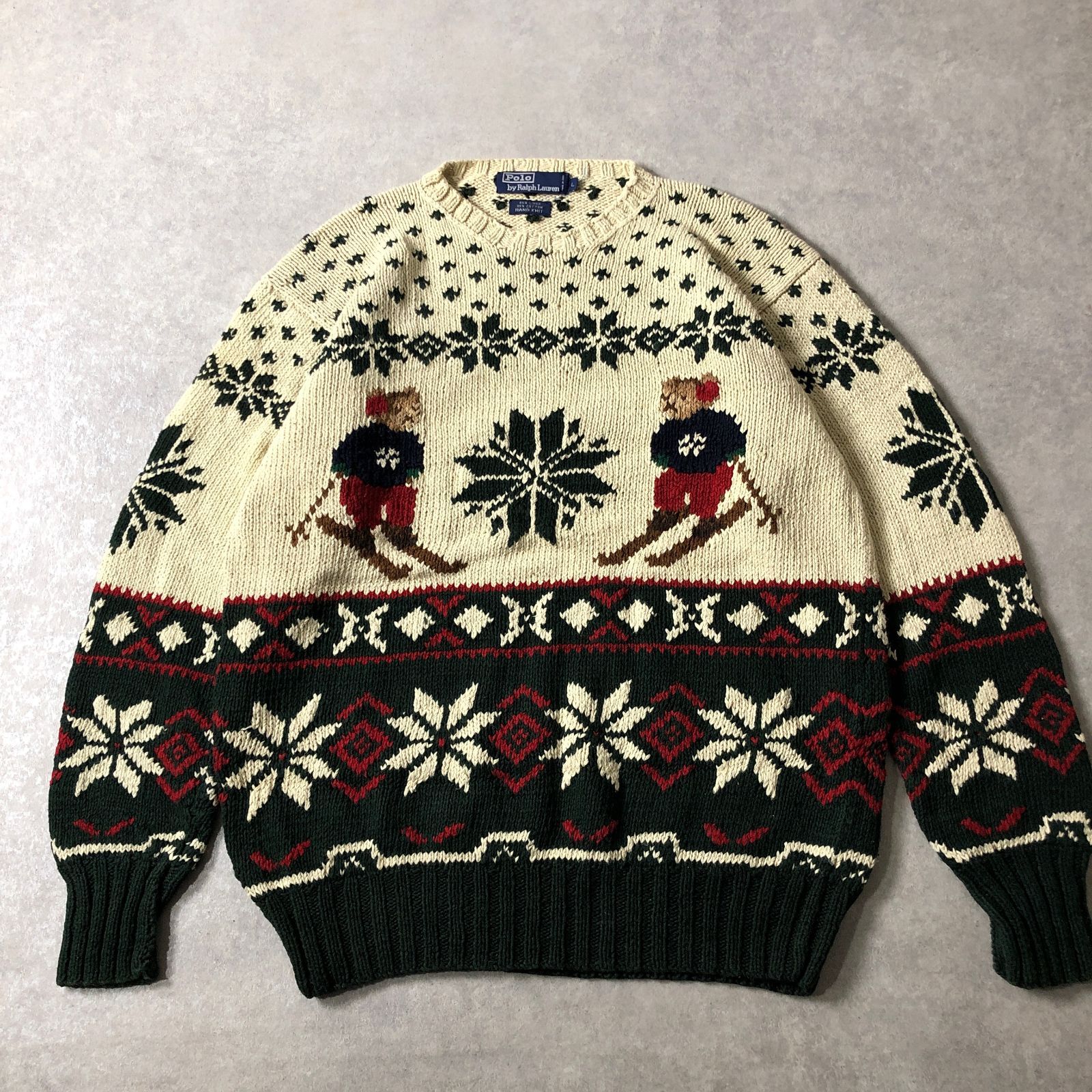 90年代 RALPH LAUREN ヴィンテージ POLO BEAR ポロベア リネンコットン