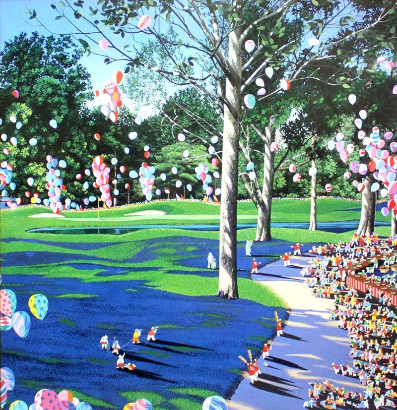 ヒロ ヤマガタ「PGAチャンピオンシップ」展示用フック付アートポスター