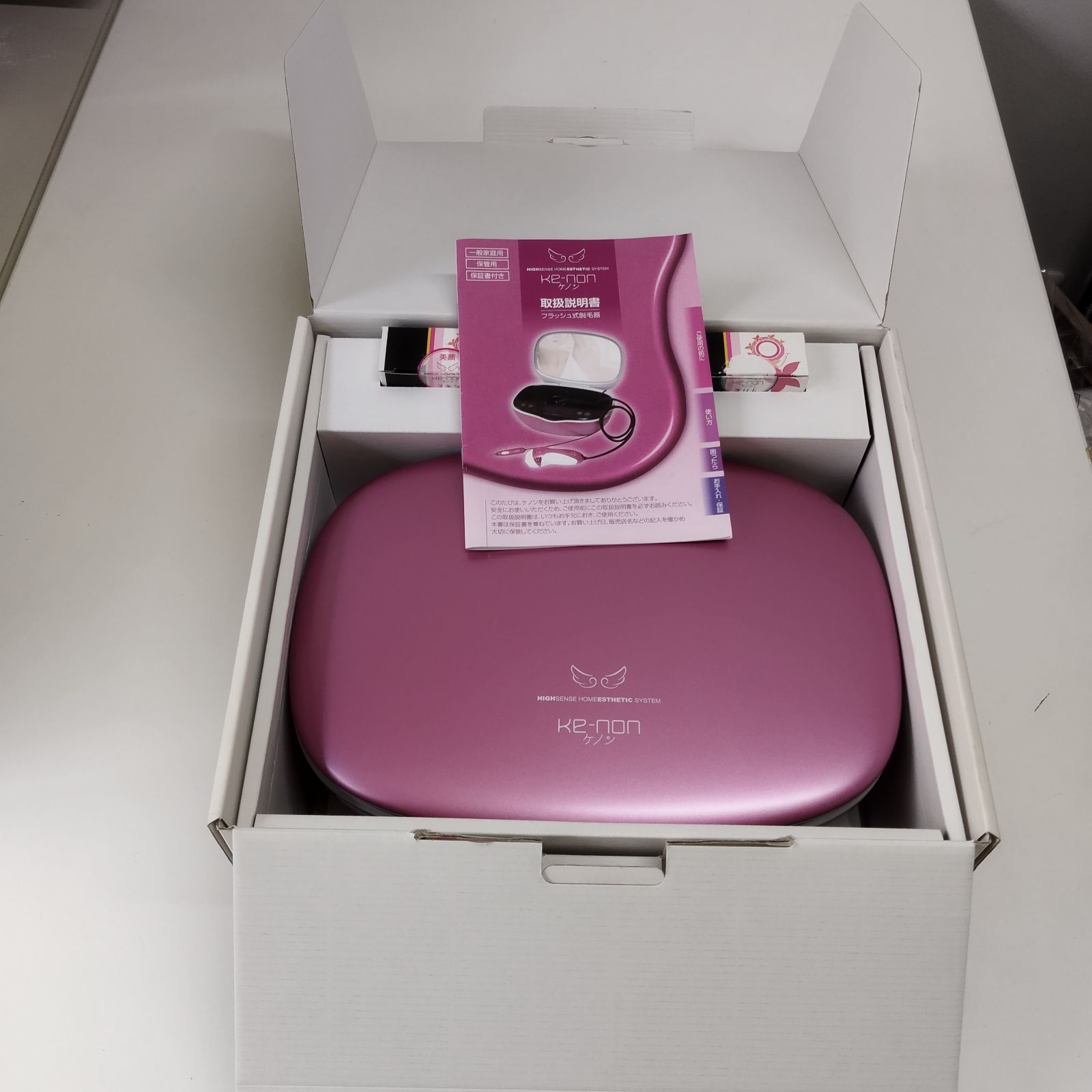 箱無】Ke-non フラッシュ式脱毛器 NIPL-2080 ver7.1 家庭用光脱毛