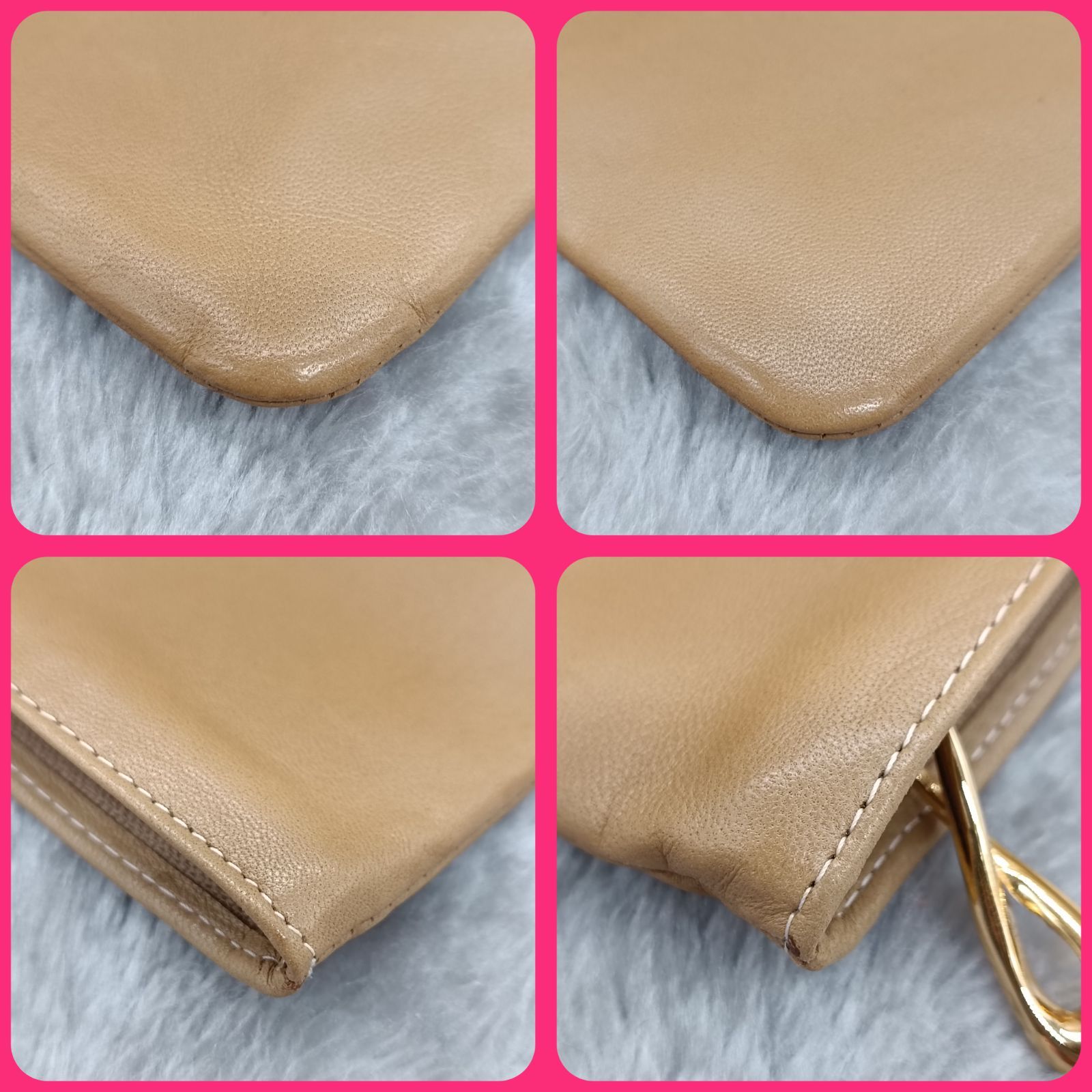 LOEWE 》 ロエベ ポーチ マルチケース アナグラムエンボス加工 ナッパ