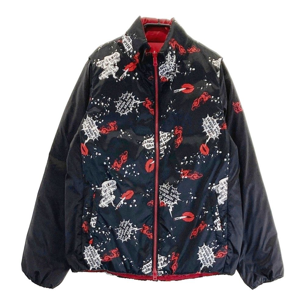 ダンスウィズドラゴンVネックジャケット 黒リバーシブル ダンスウィズ