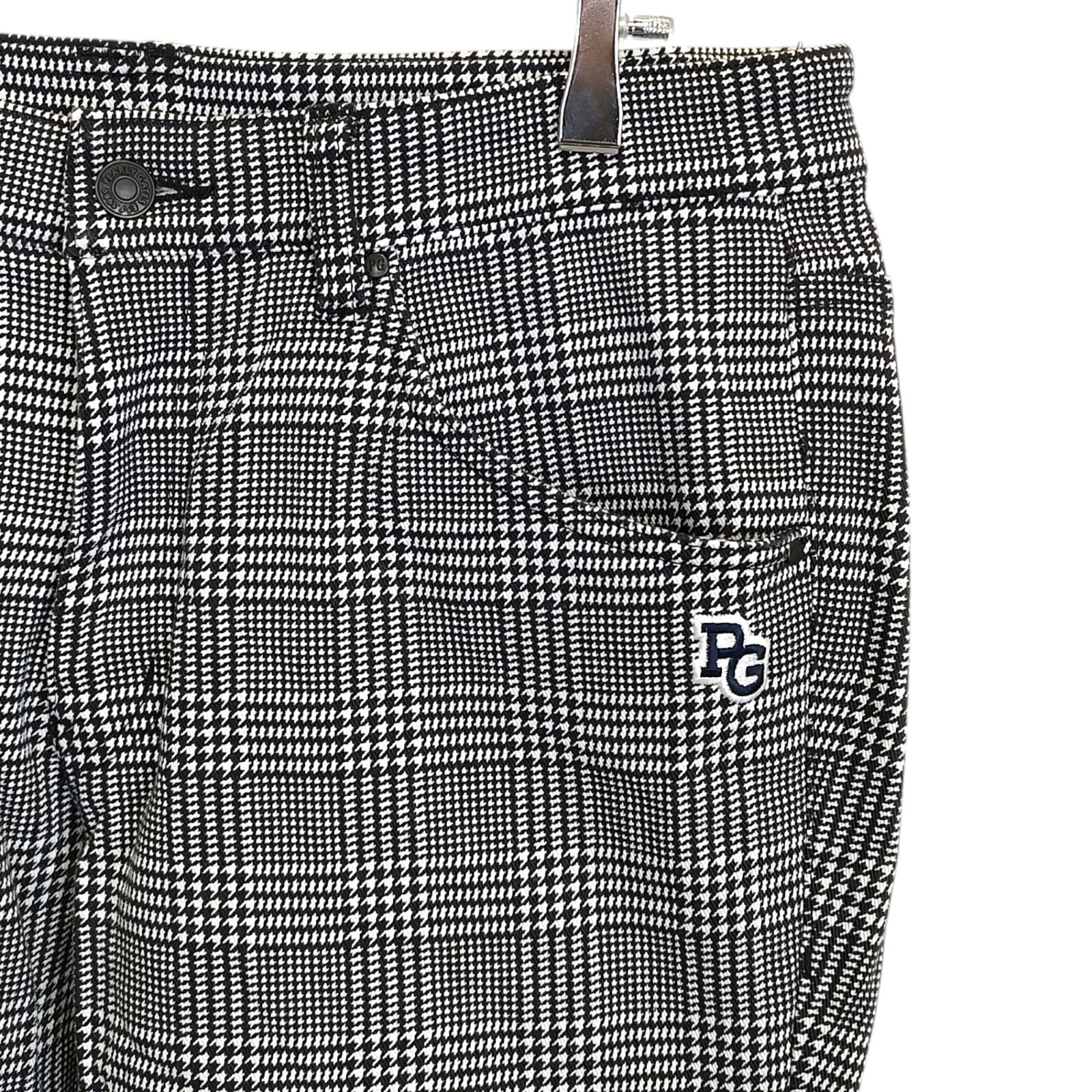 極美品 近年 パーリーゲイツ セットアップ 千鳥 パーカー チェック