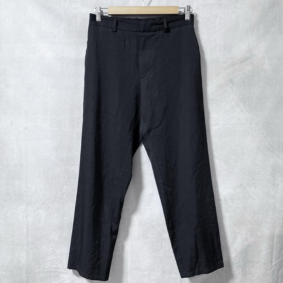 JILSANDER黒ゴムウエストテーパードスラックス美品？‼️ JILSANDER黒