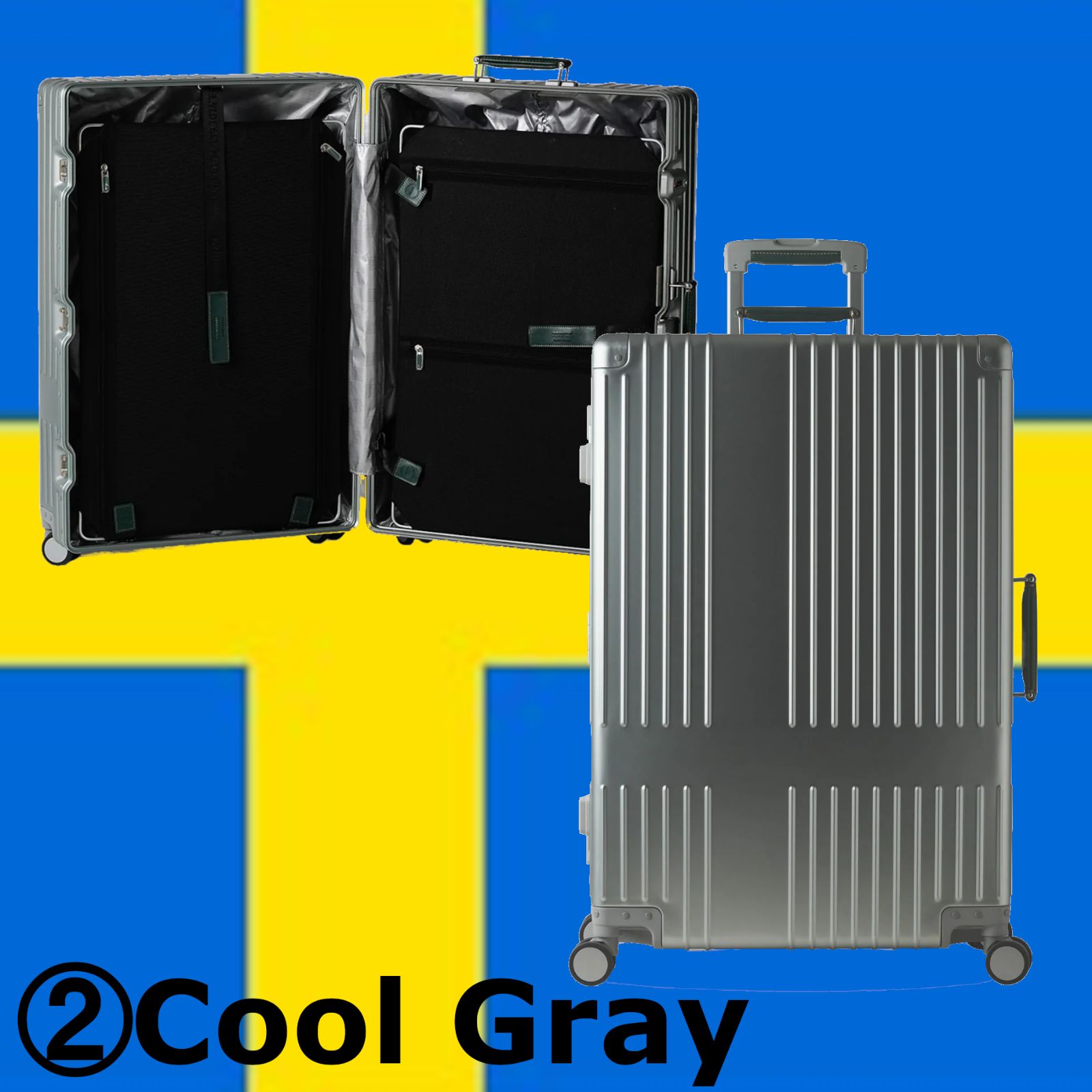 新品・多色有✨】イノベーター 96L アルミ スーツケース INV7811 L