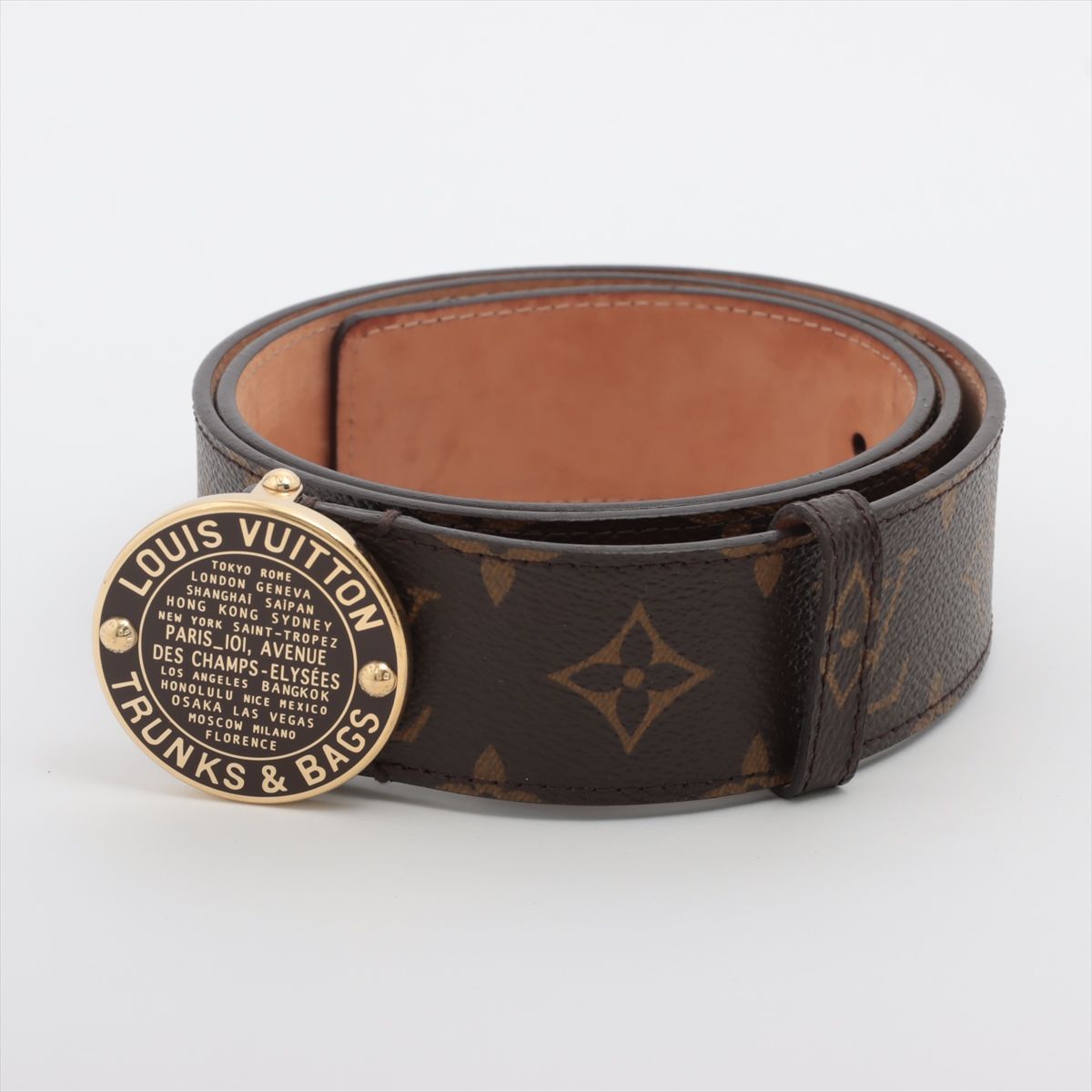 LOUIS VUITTON ブラウンベルト箱付き 90/36 LOUIS VUITTON LV Belt
