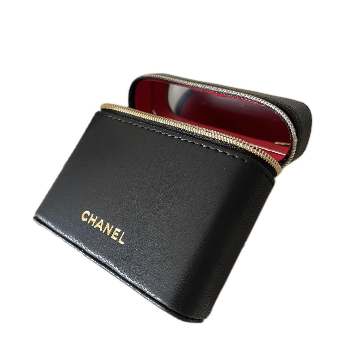 CHANEL／ミラー付きミニリップポーチ ノベルティ ポーチ シャネル