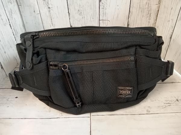 PORTER PORTER HEAT WAIST BAG ブラック ポーター HEAT ウエストバッグ