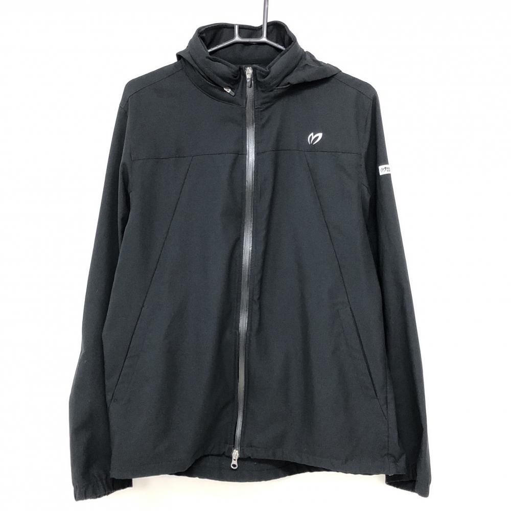 マスターバニー ジャケット 黒×ライトグレー フード収納可 ダブル