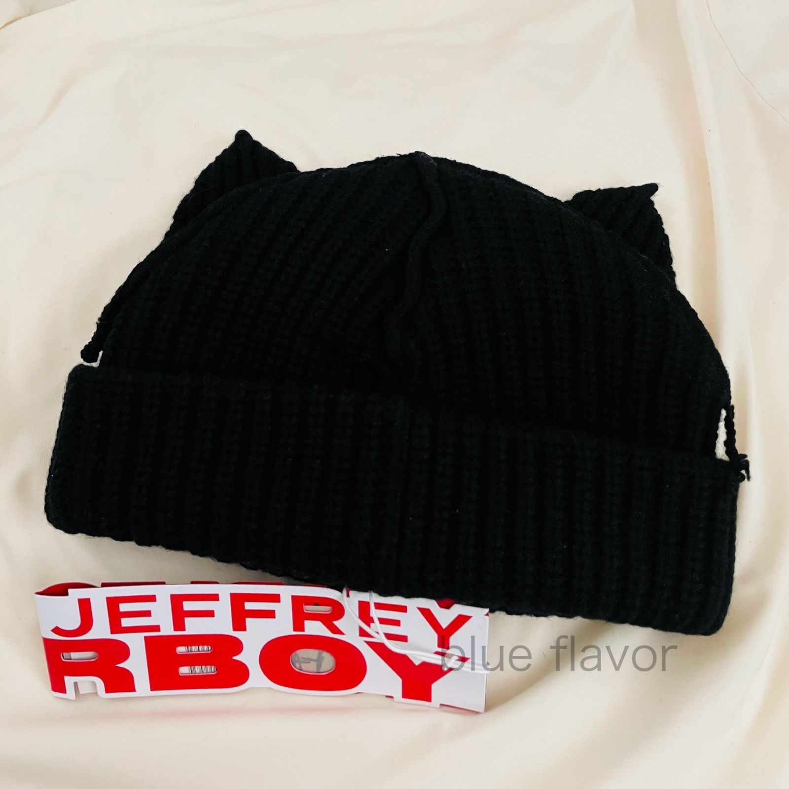 新品未使用】Charles Jeffrey LOVERBOY ニット帽 黒 - メルカリ