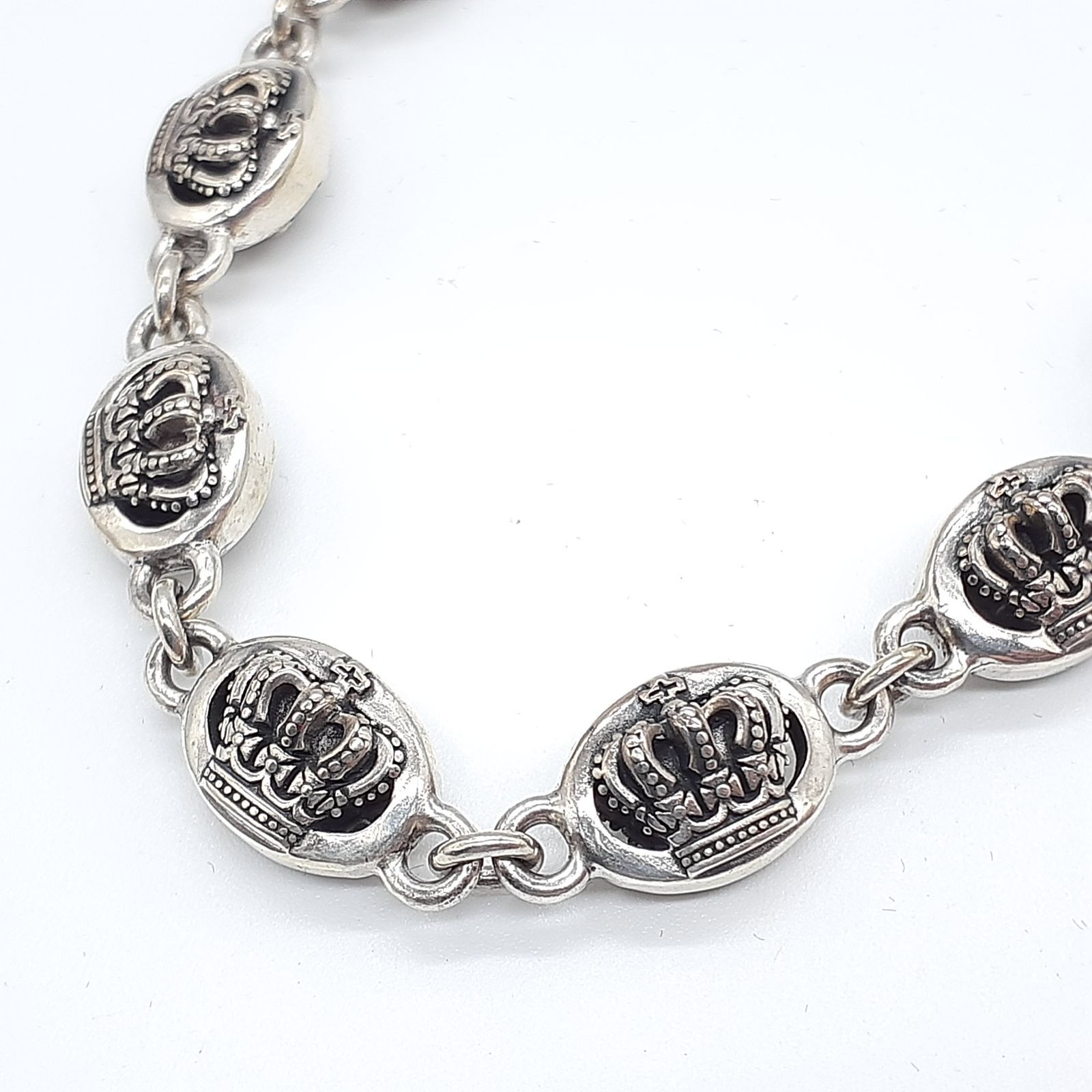 Justin Davis クラウントグルブレスレットシルバー925