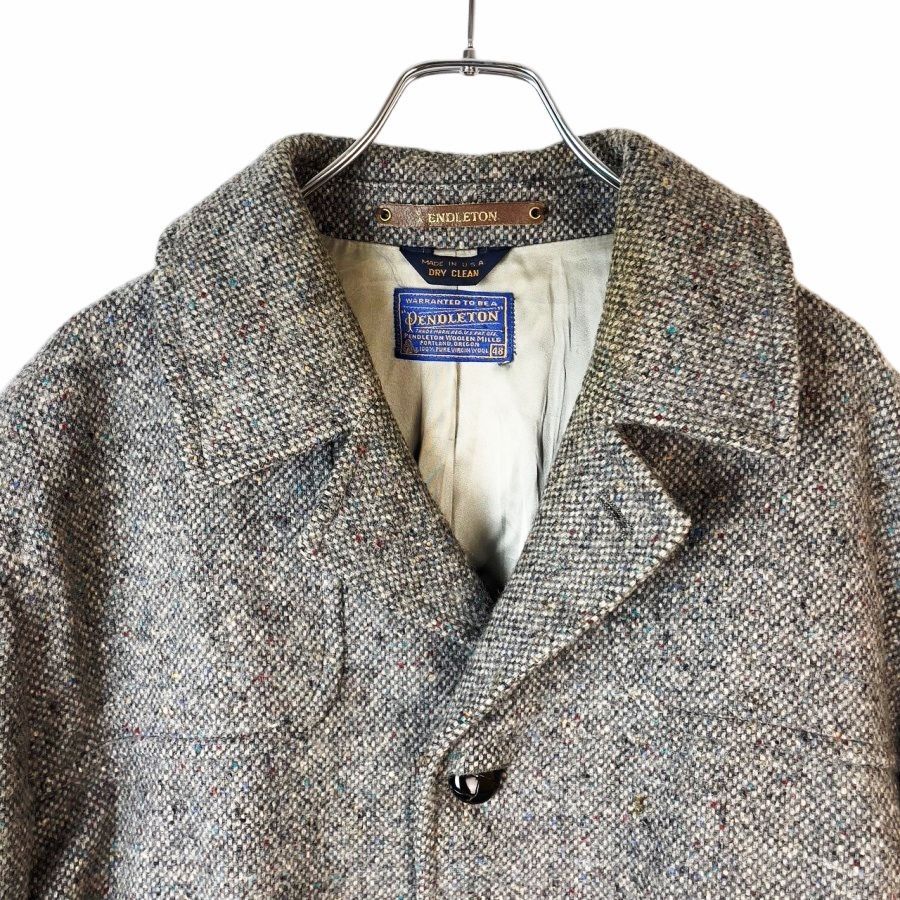 70s80sペンドルトンPendletonステンカラーウールコートジャケット