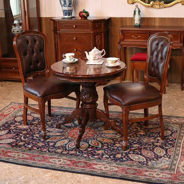 中華民国1910'sアンティーク3点セットの内のテーブル 上海租界 中華