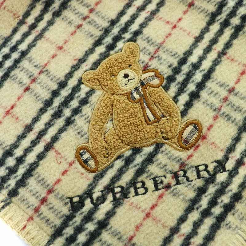 BURBERRY バーバリー 毛布 ノバチェック柄 ウール 100% 防寒 2枚